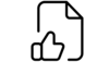 file thumbs up icon