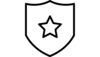 shield with start icon